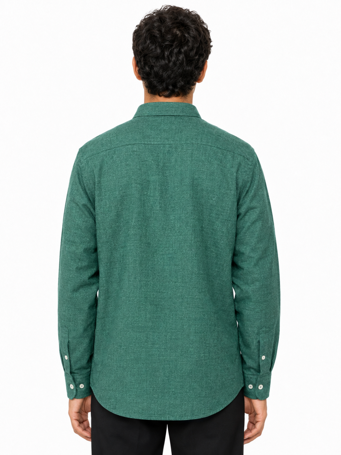 [48017-31] LS MICRO CRIMP SHIRT