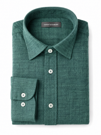 [48017-31] LS MICRO CRIMP SHIRT