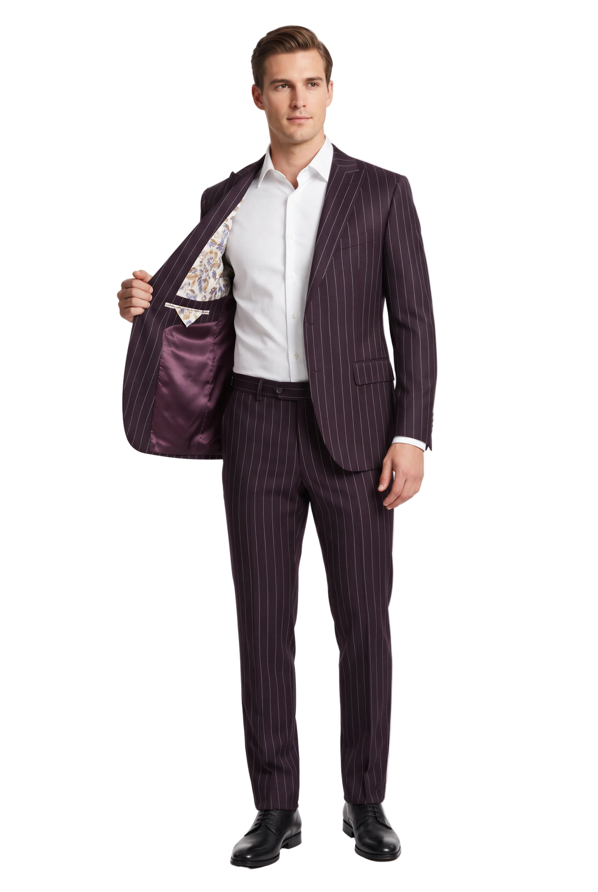 [CFSTARMEN KING-33043] STARMEN KING PINSTRIPE CF BLAZER