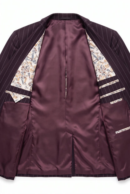 [CFSTARMEN KING-33043] STARMEN KING PINSTRIPE CF BLAZER