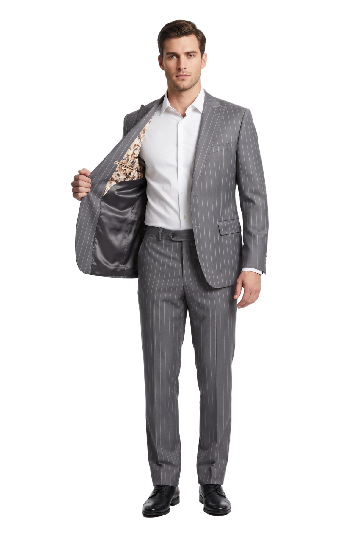 [CFSTARMEN KING-39119] STARMEN KING PINSTRIPE CF BLAZER