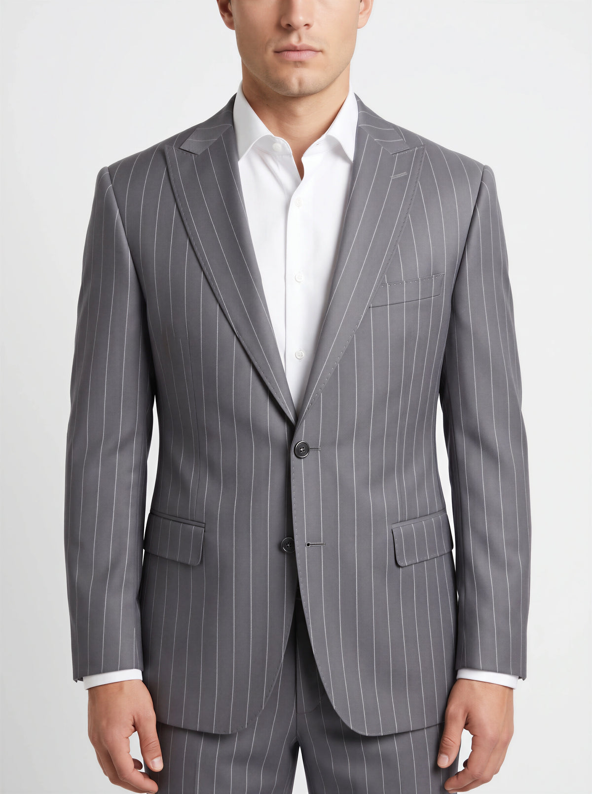 [CFSTARMEN KING-39119] STARMEN KING PINSTRIPE CF BLAZER