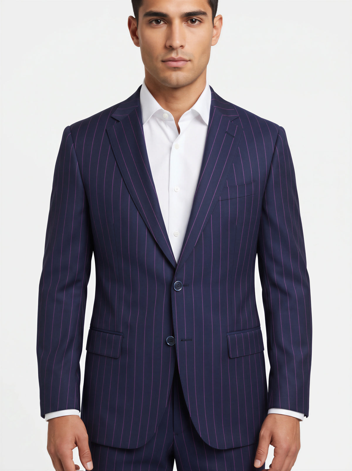 [CFSTARMEN KING-33743] STARMEN KING PINSTRIPE CF BLAZER