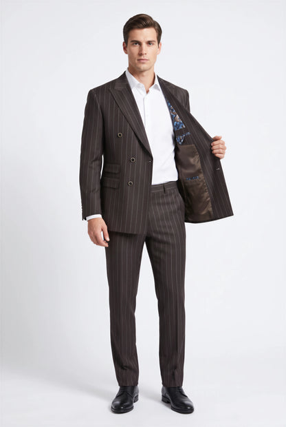 [CFMESSINA4-3] MESSINA PINSTRIPE DB CLASSIC FIT BLAZER