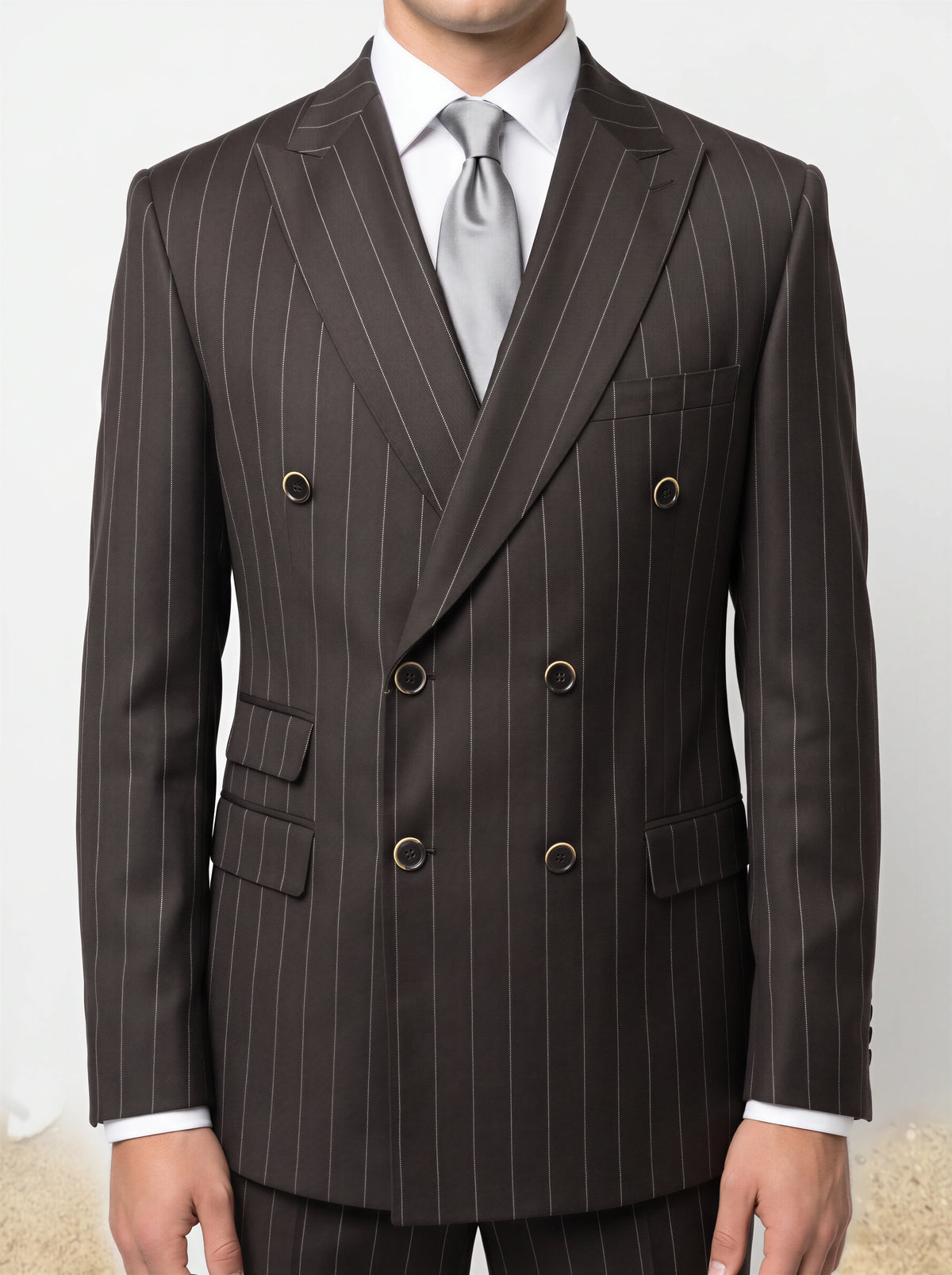 [CFMESSINA4-3] MESSINA PINSTRIPE DB CLASSIC FIT BLAZER