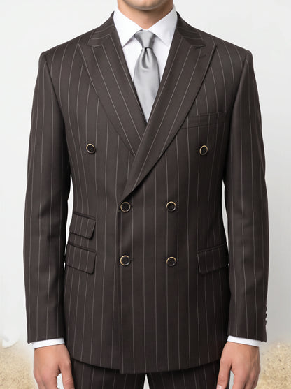 [CFMESSINA4-3] MESSINA PINSTRIPE DB CLASSIC FIT BLAZER