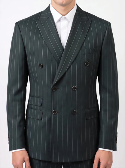 [CFMESSINA8-1] MESSINA PINSTRIPE DB CLASSIC FIT BLAZER