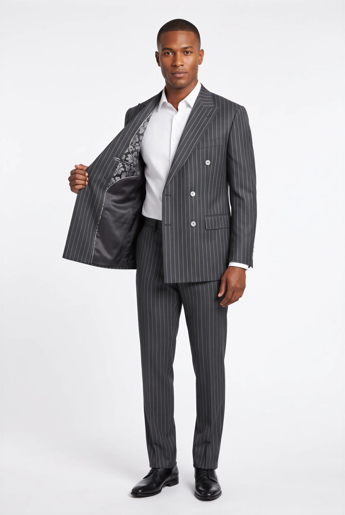 [CFMESSINA3-3] MESSINA PINSTRIPE DB CLASSIC FIT BLAZER