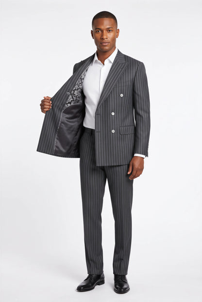 [CFMESSINA3-3] MESSINA PINSTRIPE DB CLASSIC FIT BLAZER