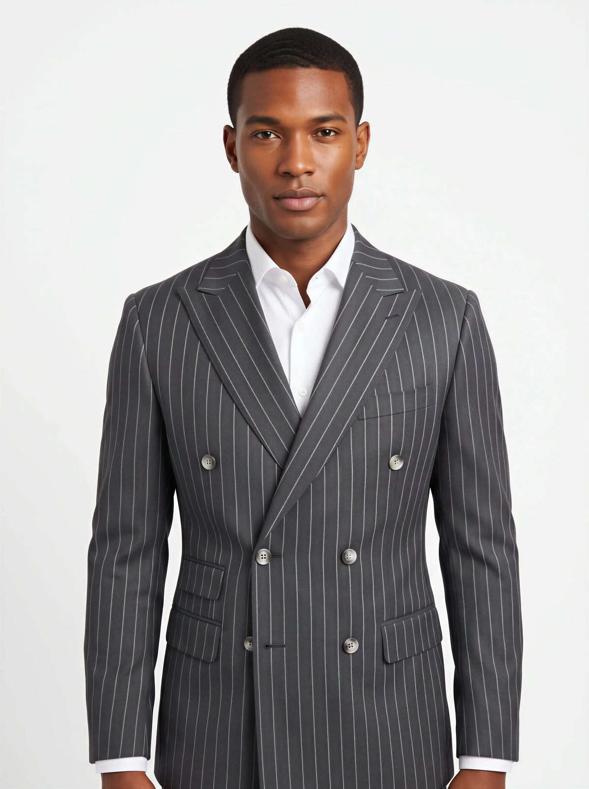 [CFMESSINA3-3] MESSINA PINSTRIPE DB CLASSIC FIT BLAZER