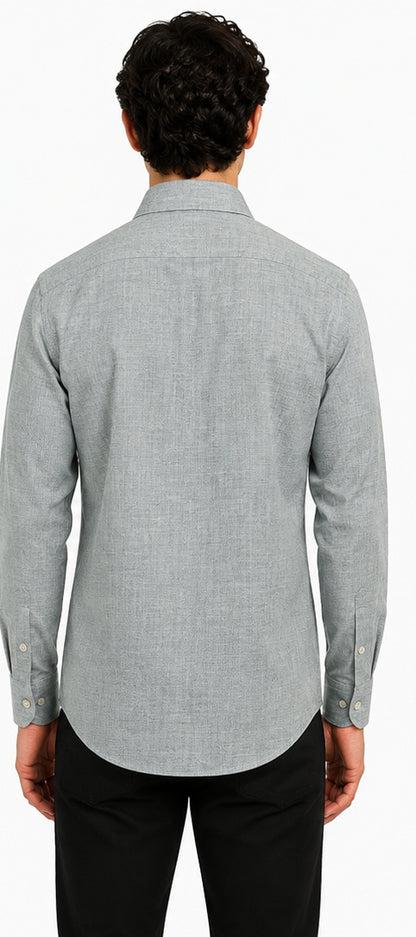 [48017-60] LS MICRO CRIMP SHIRT
