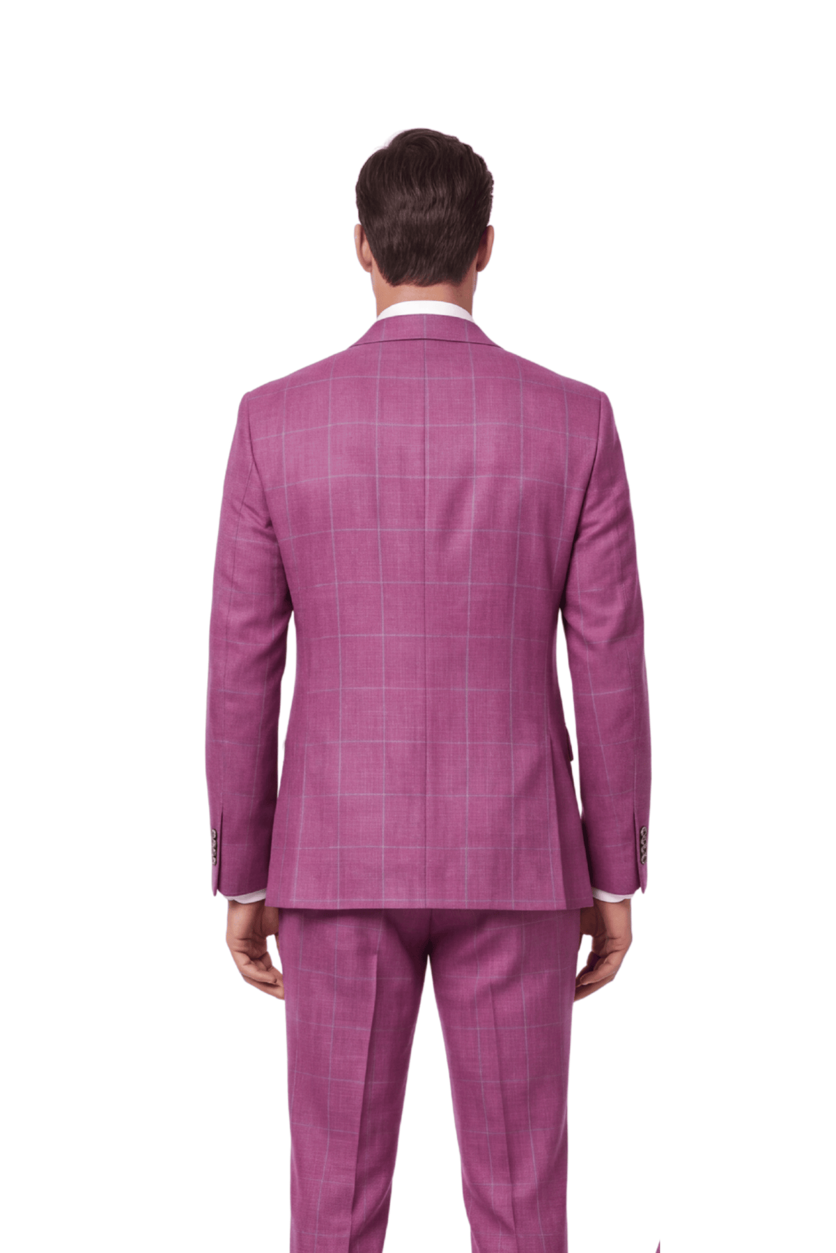 [CFB1241-25A] ACTIVE WINDOWPANE CLASSIC FIT BLAZER