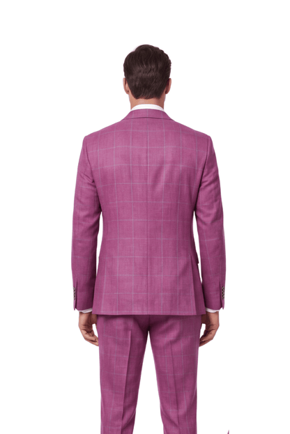 [CFB1241-25A] ACTIVE WINDOWPANE CLASSIC FIT BLAZER