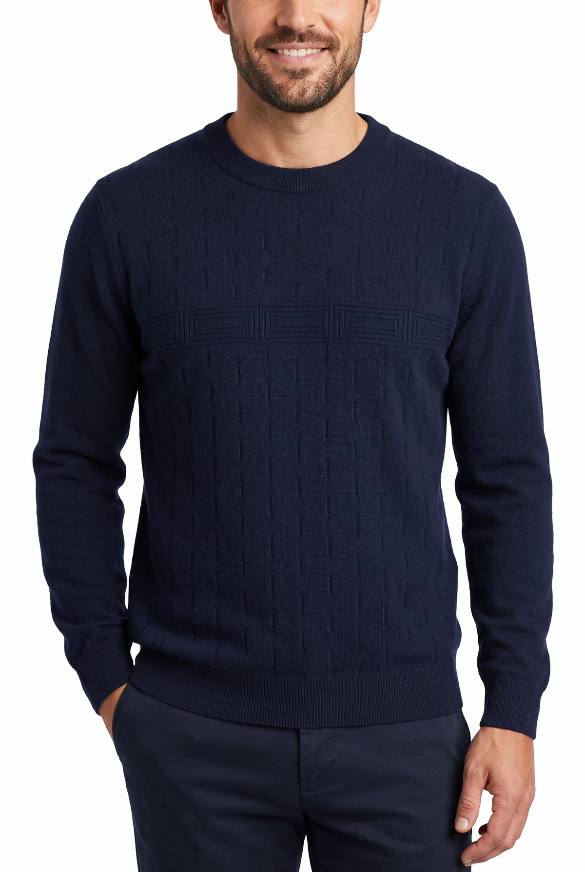 [32075-00-102] DT CASHMERE CREW LS