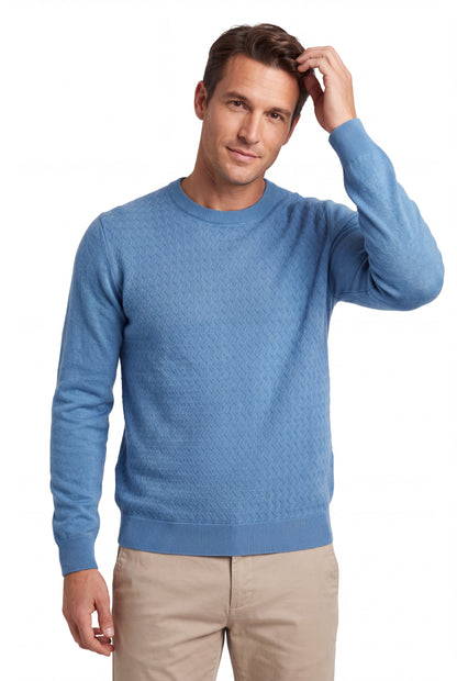 [32077-30-112] DT CASHMERE CREW LS