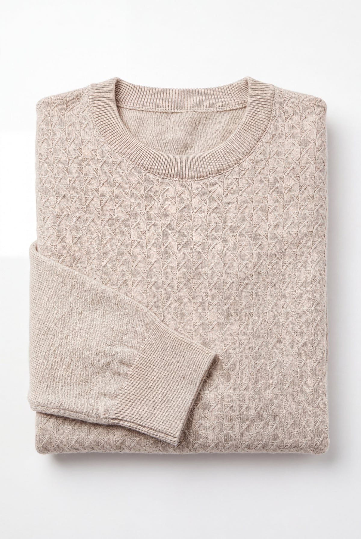 [32077-30-106] DT CASHMERE CREW LS