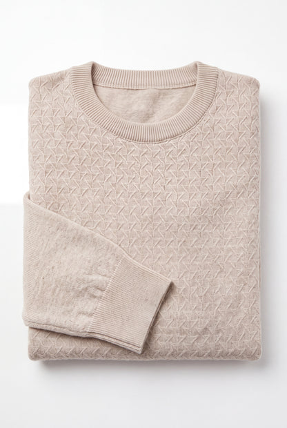 [32077-30-106] DT CASHMERE CREW LS