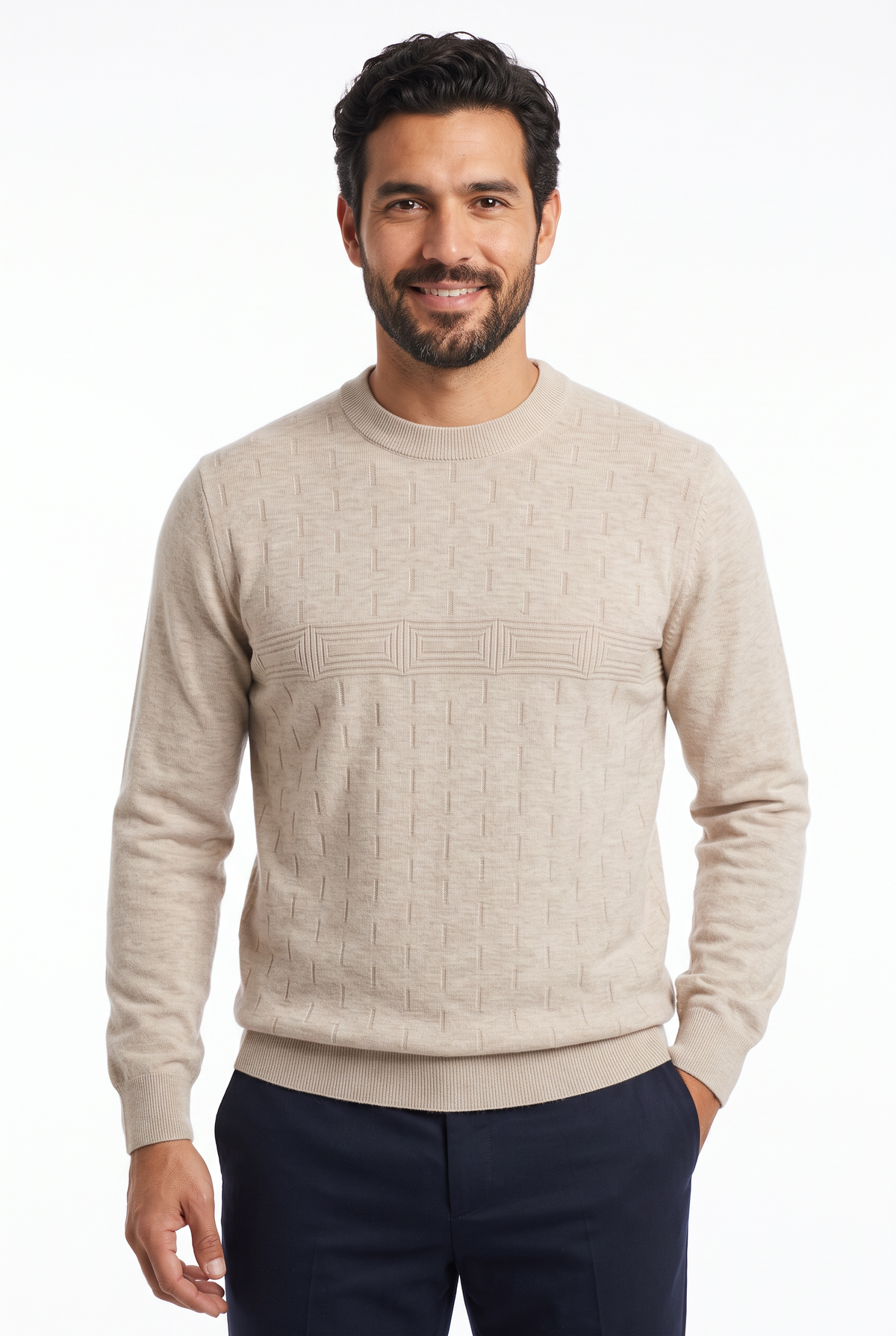 [32075-00-106] DT CASHMERE CREW LS