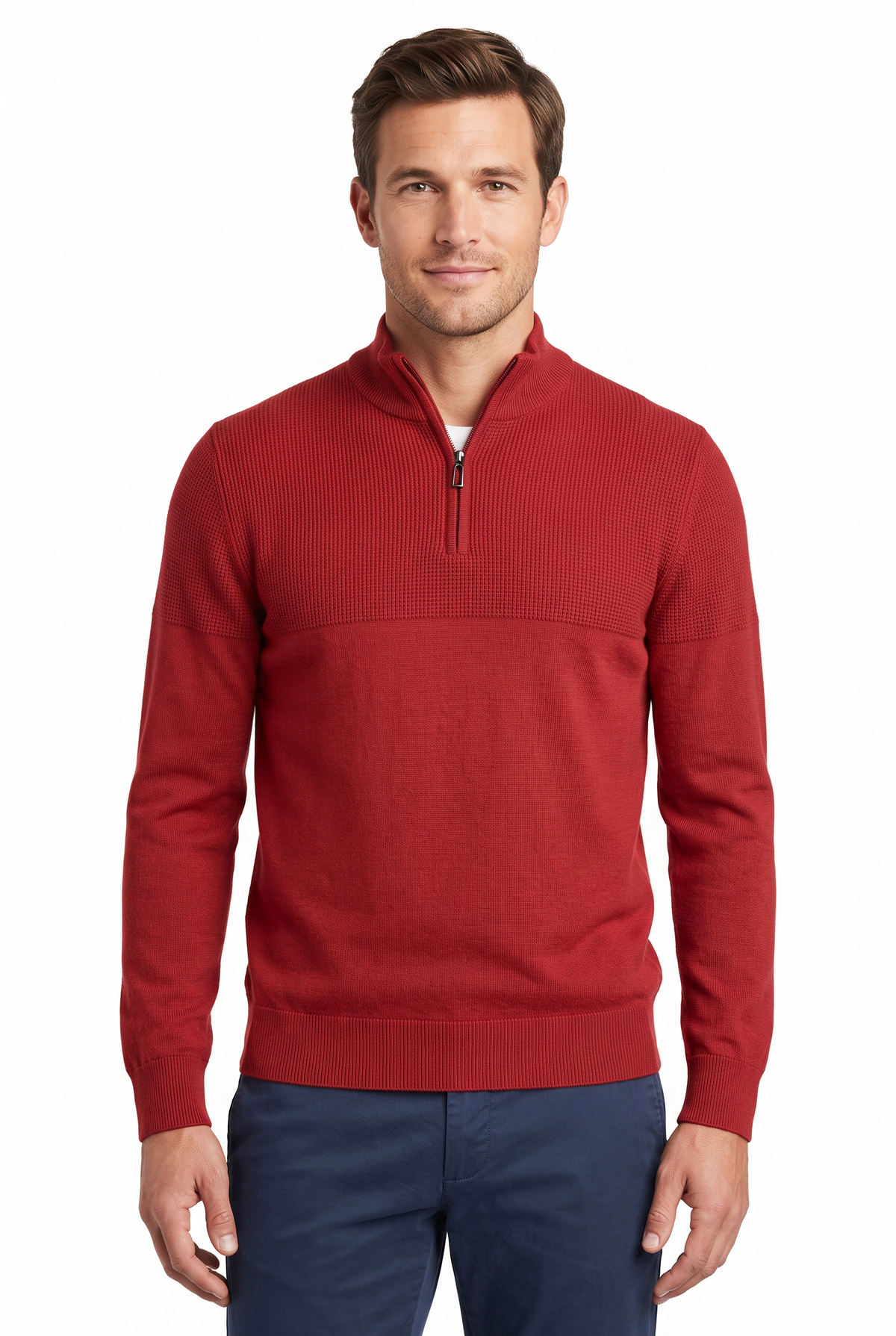 [39769-02-266] DT 1/4 ZIP LS