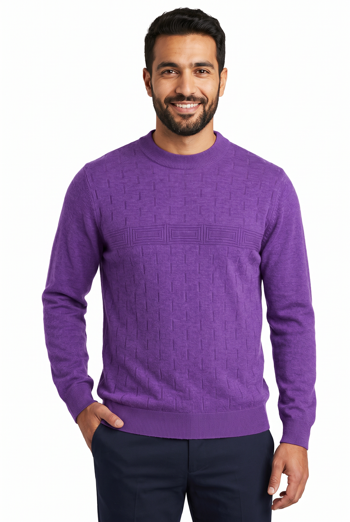 [32075-00-128] DT CASHMERE CREW LS