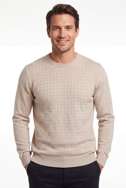[32077-30-106] DT CASHMERE CREW LS