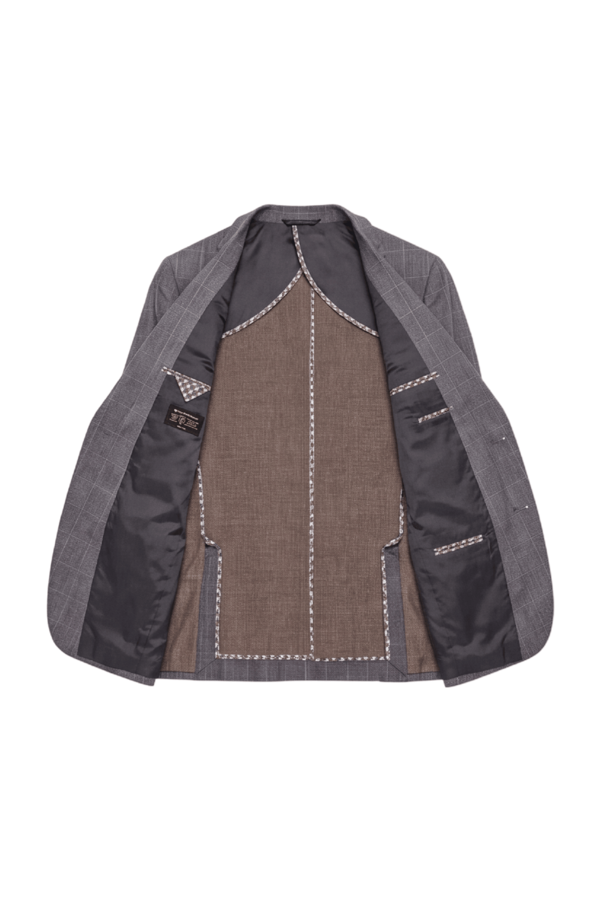 [CFB1241-19A] ACTIVE WINDOWPANE CLASSIC FIT BLAZER