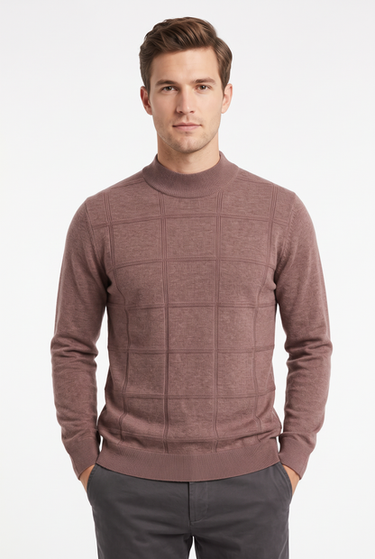 [32097-00-991] CASHMERE BLEND LS MOCKNECK
