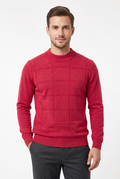 [32097-00-121] CASHMERE BLEND LS MOCKNECK