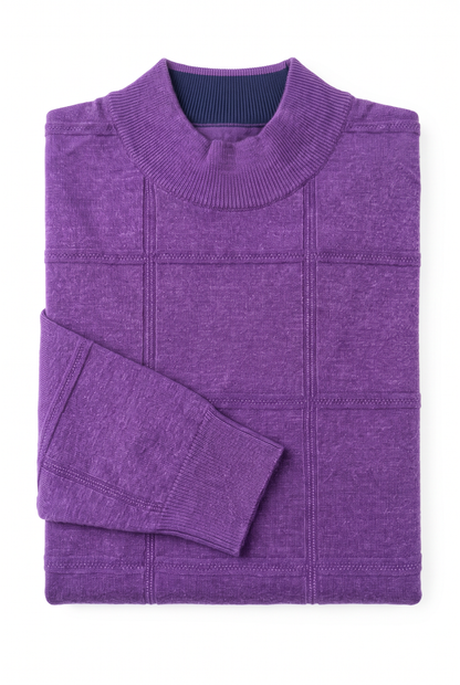 [32097-00-128] CASHMERE BLEND LS MOCKNECK