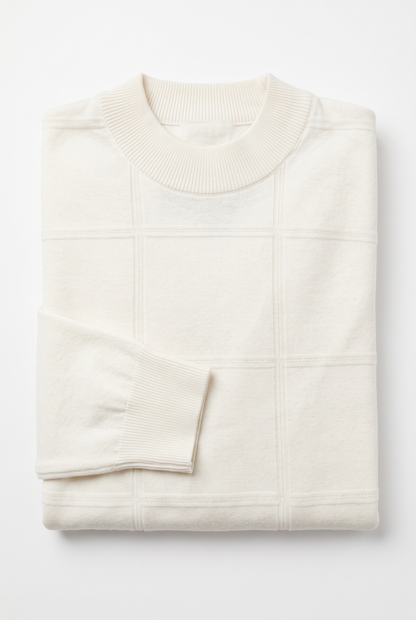 [32097-00-108] CASHMERE BLEND LS MOCKNECK