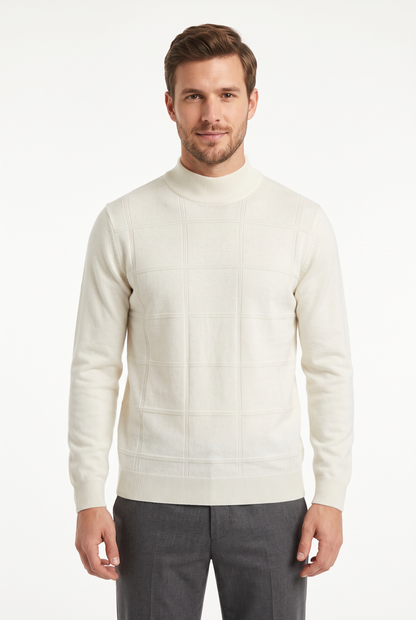 [32097-00-108] CASHMERE BLEND LS MOCKNECK