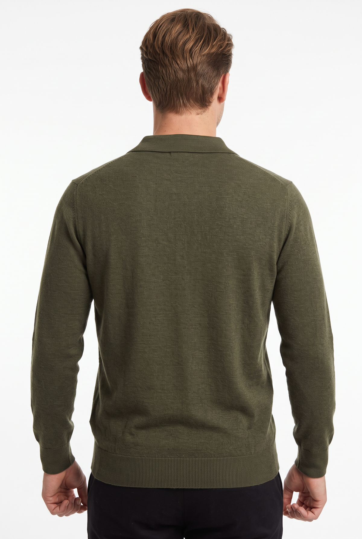 [32097-00-182] CASHMERE BLEND LS MOCKNECK