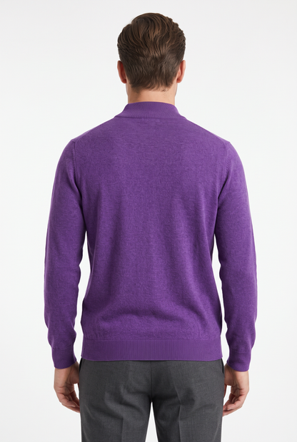 [32097-00-128] CASHMERE BLEND LS MOCKNECK