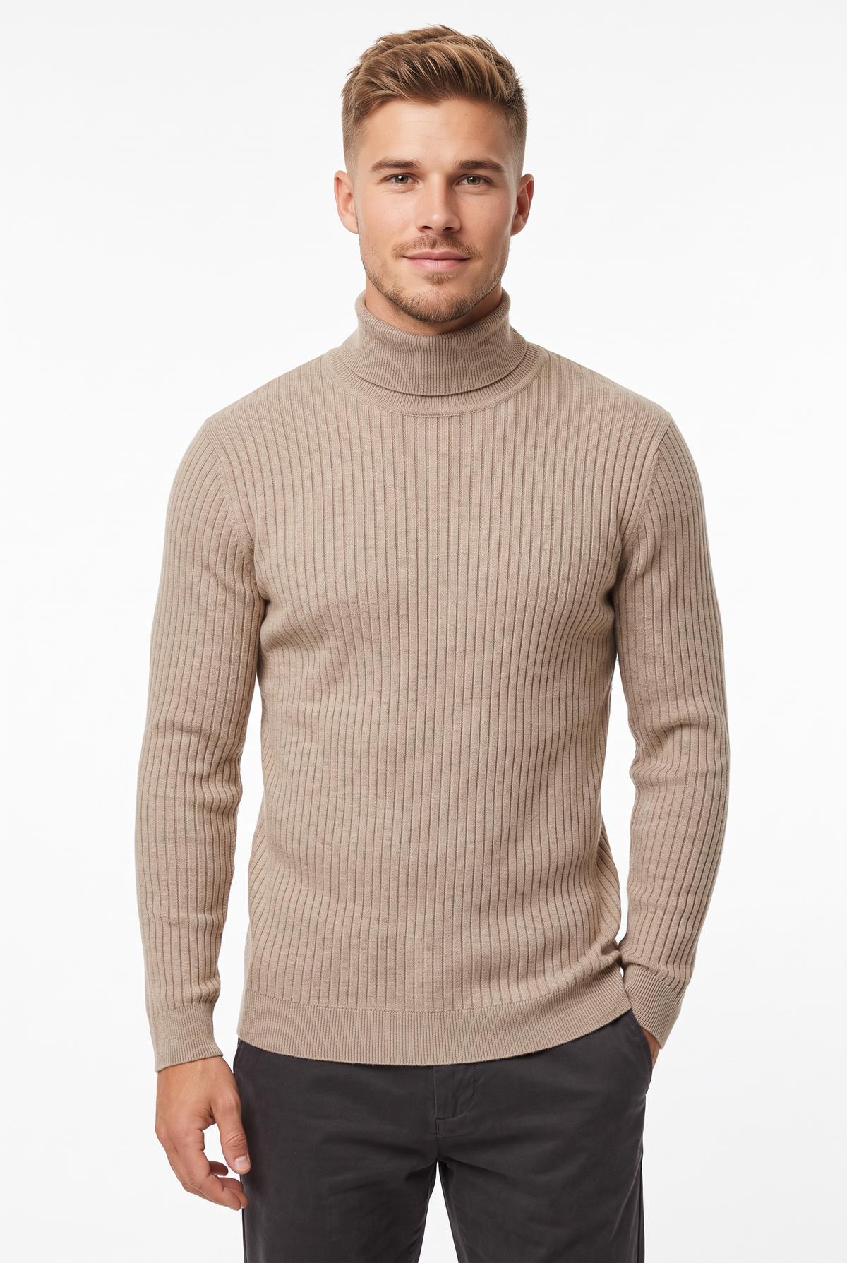[20306-BEJ] Z TURTLENECK