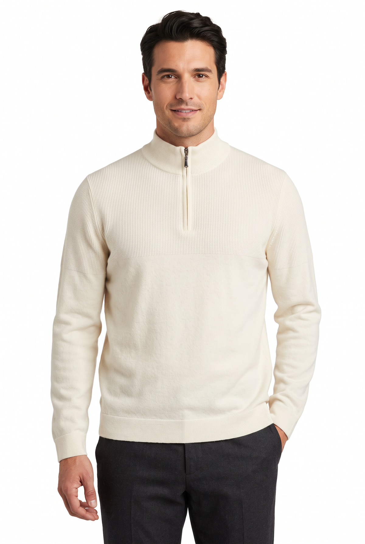 [39769-02-108] DT 1/4 ZIP LS