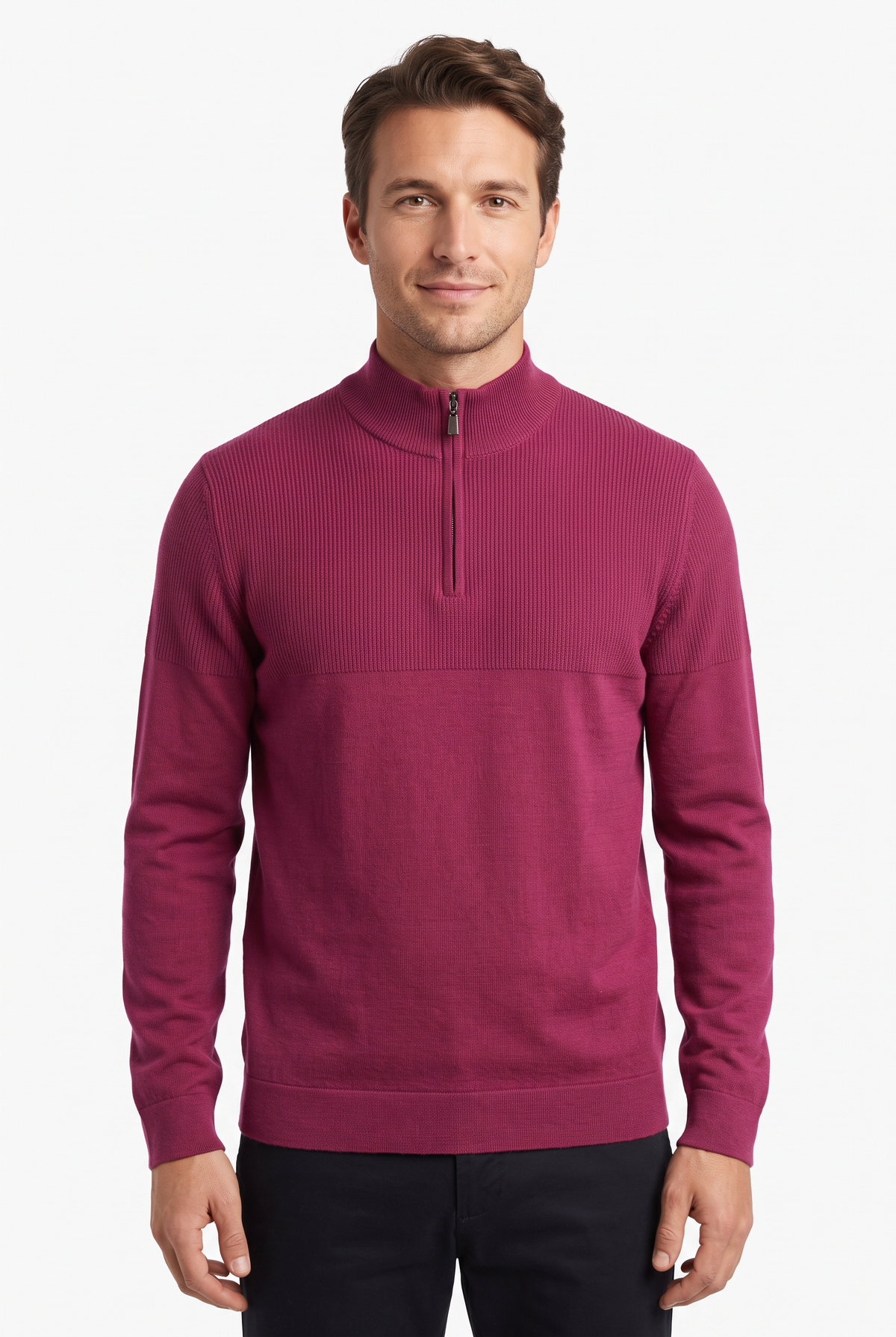 [39769-02-111] DT 1/4 ZIP LS