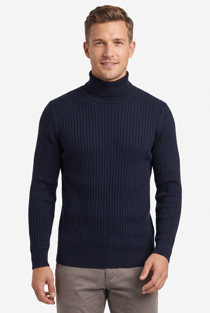 [20306-LACIVERT] Z TURTLENECK