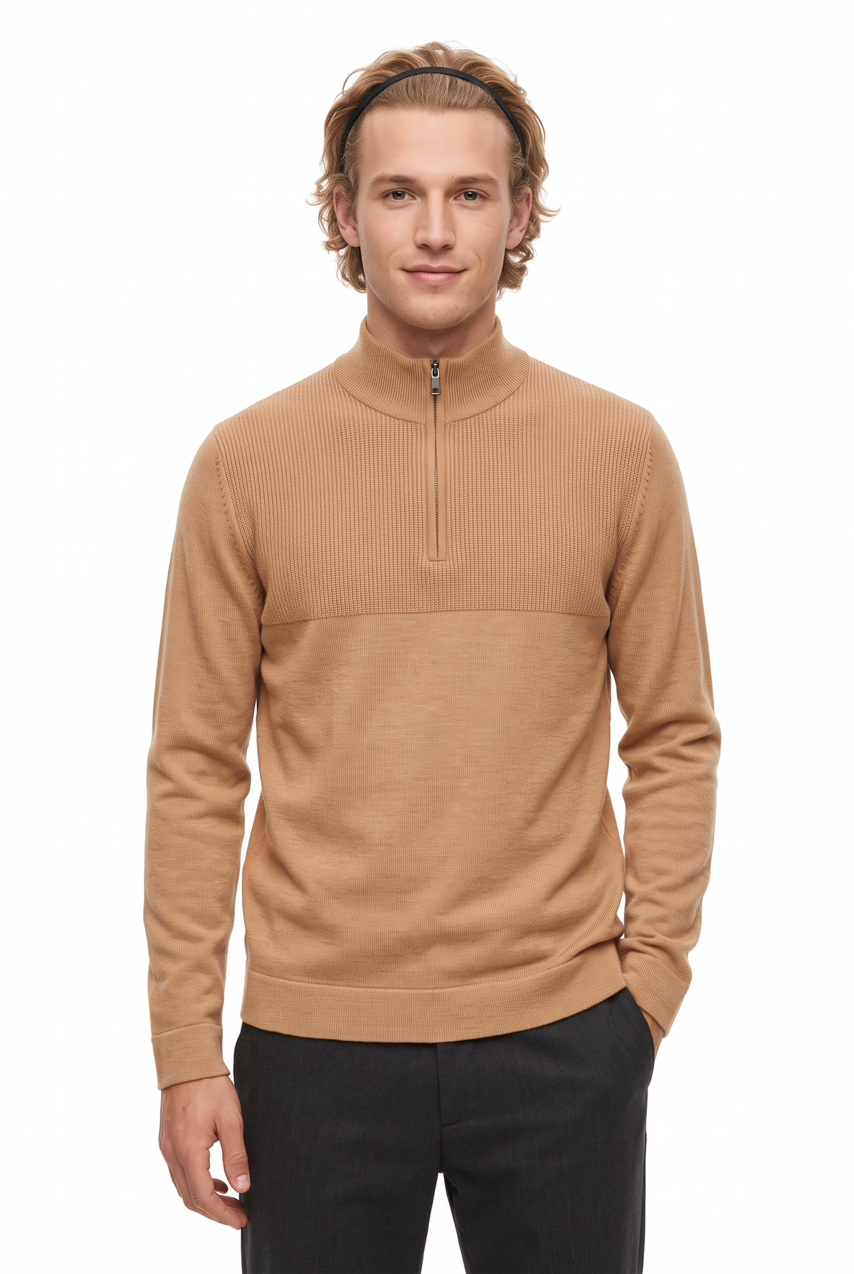 [39769-02-276] DT 1/4 ZIP LS