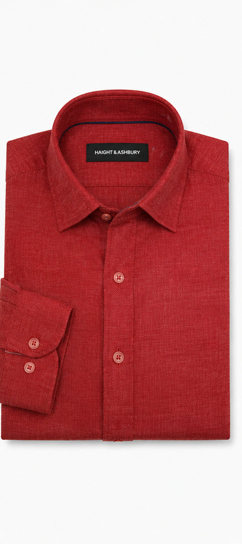 [48017-21] LS MICRO CRIMP SHIRT