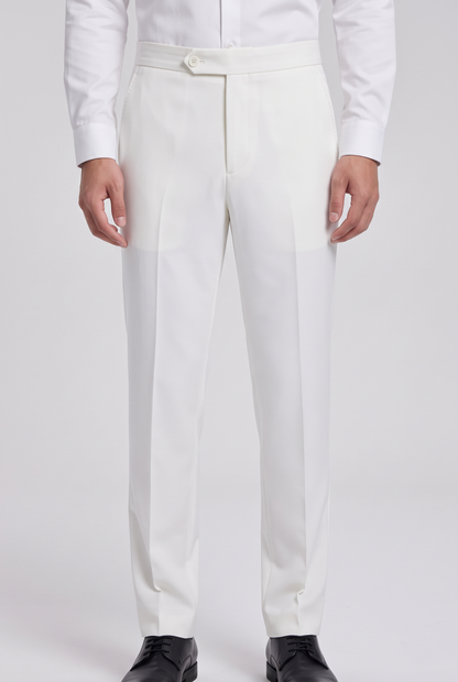 [PATLAS ECRU] ATLAS STRETCH DRESS PANT