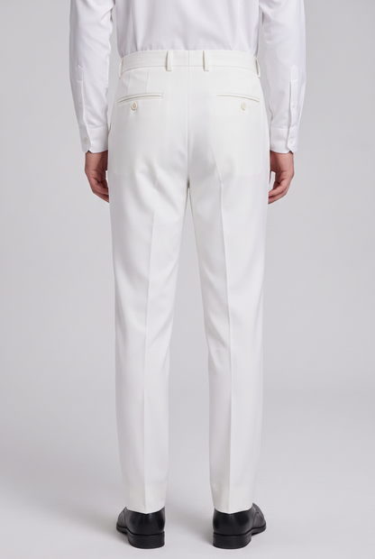 [PATLAS ECRU] ATLAS STRETCH DRESS PANT