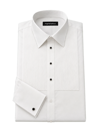 [40154-BEYAZ] Z TUXEDO SHIRT