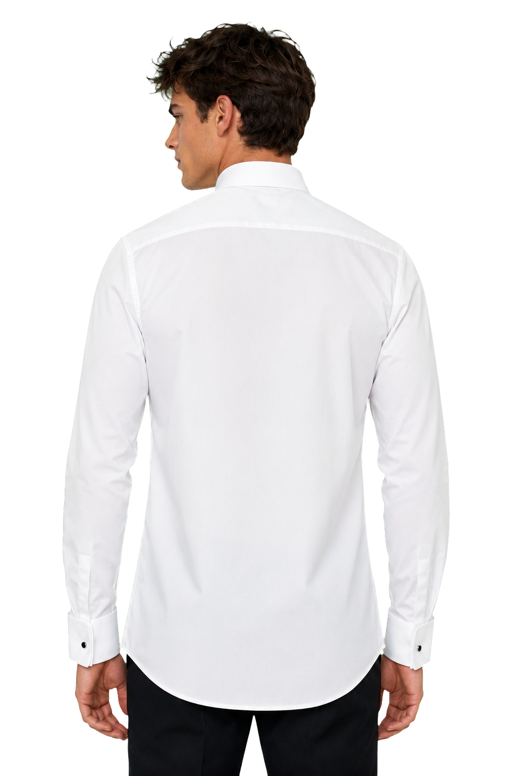 [40153-BEYAZ] Z TUXEDO SHIRT