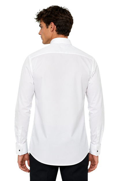 [40153-BEYAZ] Z TUXEDO SHIRT
