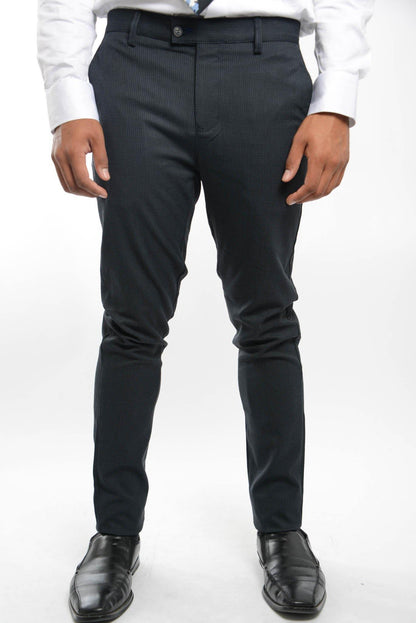 Euro Mini Grid Trouser - Haight & Ashbury
