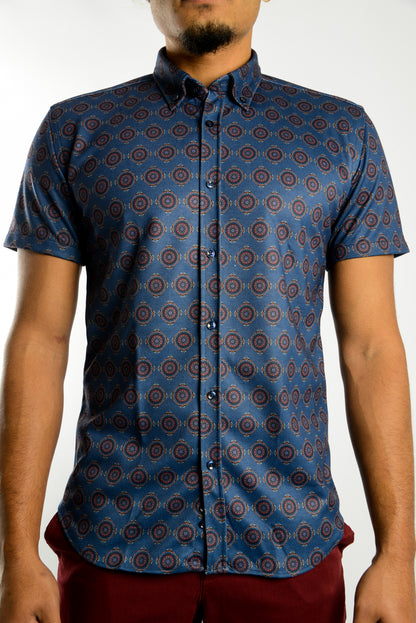 Short Sleeve Mission Digital Print Shirt
