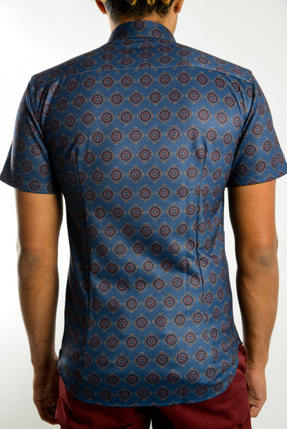 Short Sleeve Mission Digital Print Shirt