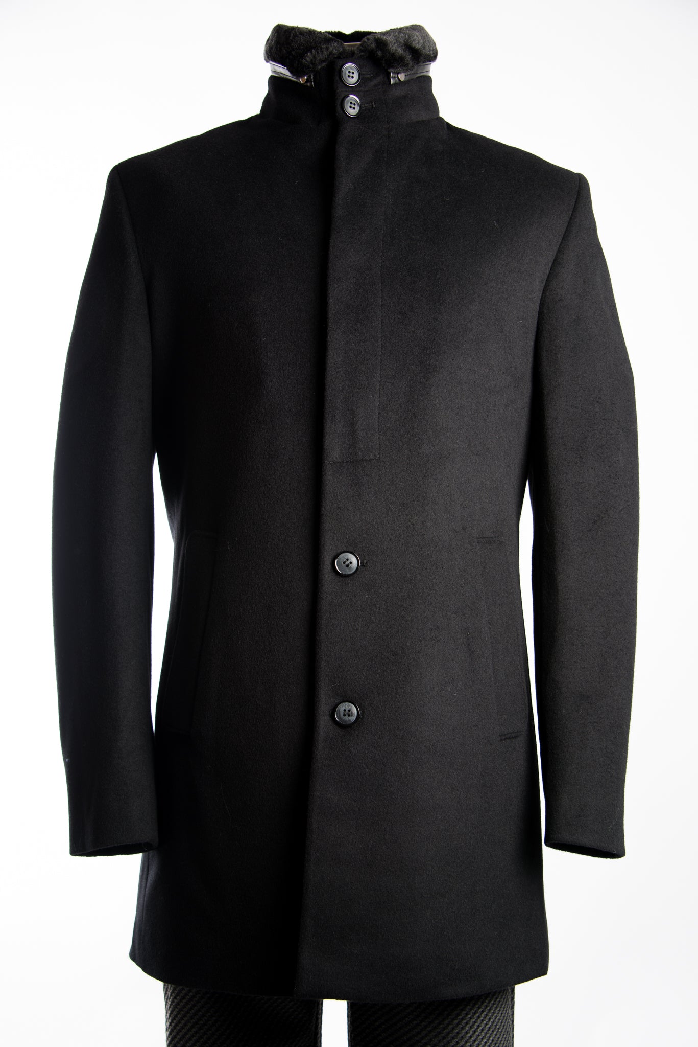 Preston Faux Fur Collar Coat
