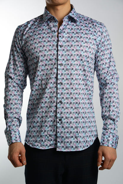 EURO SATEEN LS SPORT SHIRT