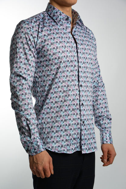 EURO SATEEN LS SPORT SHIRT